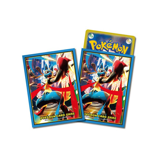 Pokémon Card Game Deck Shield - Mega Lucario (64 Sleeves)